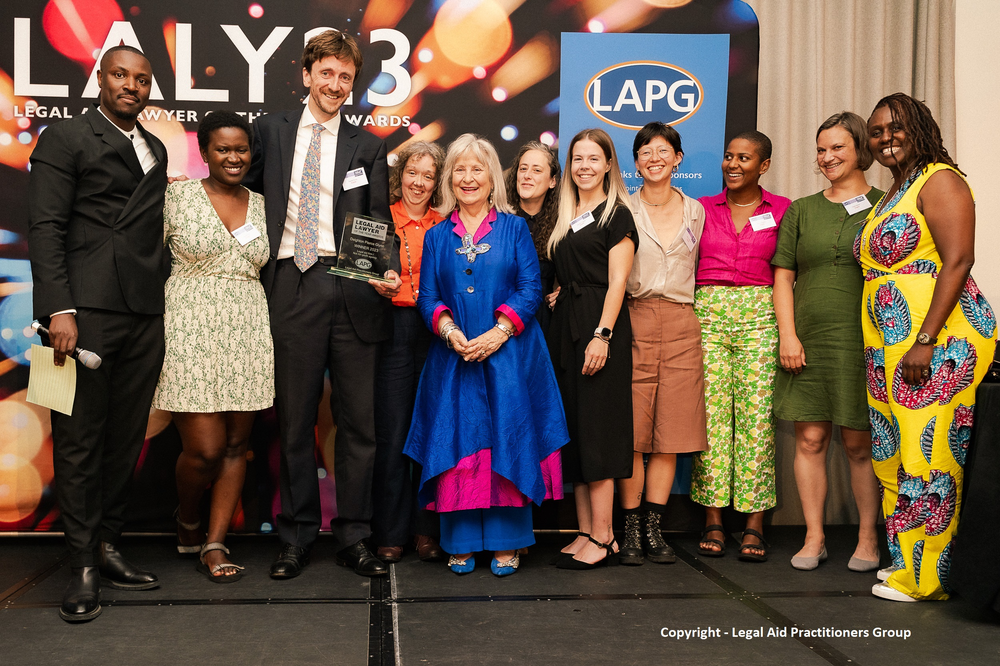 dpg-named-legal-aid-firm-of-the-year_DPG-team-on-stage-at-LALY23-Copyright-Legal-Aid-Practitioners-Group